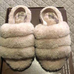 Pre-owned Pink uggs toddler size 12 slides
